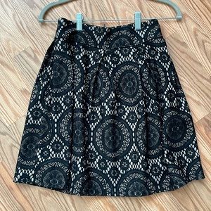 Black A-Line Skirt